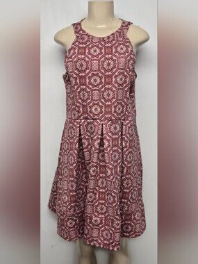 Xhilaration XL Dress Primrose Mauve Large Keyhole Back Sleeveless Boho